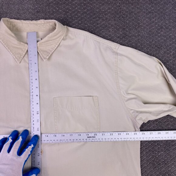 Vintage J. CREW Oarsman Shirt Men's XL Corduroy Collar Button Down Up - Picture 8 of 13